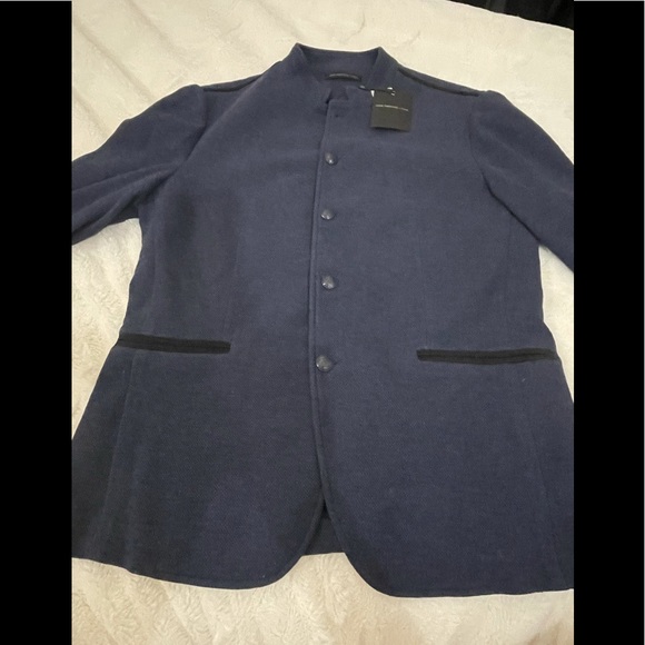 John Varvatos Cotton Jacket Sz 44/XL - Picture 4 of 9